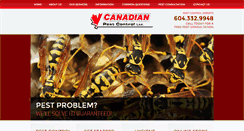 Desktop Screenshot of canadianpest.rtrk.ca